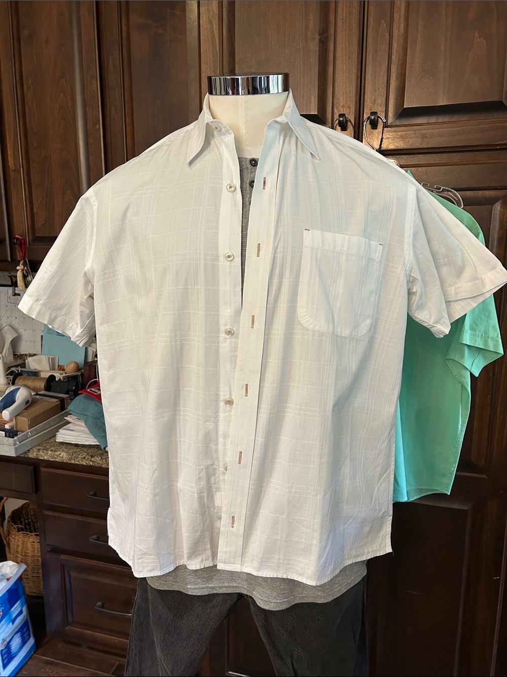 Orvis Sz XL Men's Short Sleeve White Button-Up Shirt